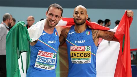 Europei Atletica Indoor Jacobs Medaglia D Argento Nei Metri Oro A