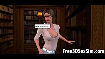 Sexy 3D Cartoon Babe Getting Fucked In The Library XVIDEOS