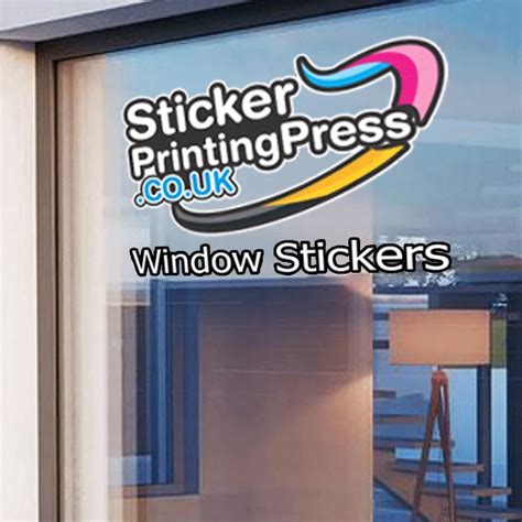 Custom Window Sticker Printing Window Decals By Stickerprintingpress