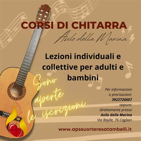 Corsi Di Chitarra A P S Suor Teresa Tambelli