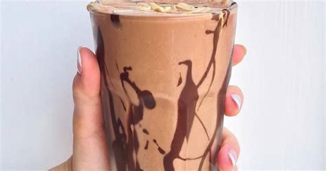 Smoothie Ou Nice Cream Chocolat Banane Prise De Masse De Lucie