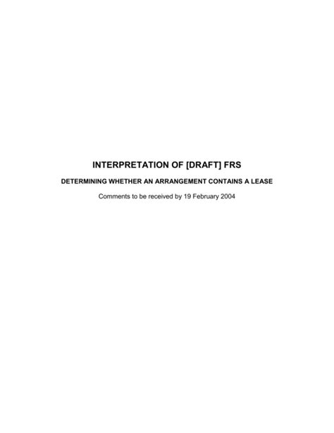 ed int frs lease accounting standards council home