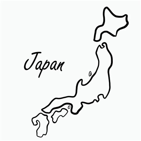 Drawing Of Japan Map Alvina Margalit