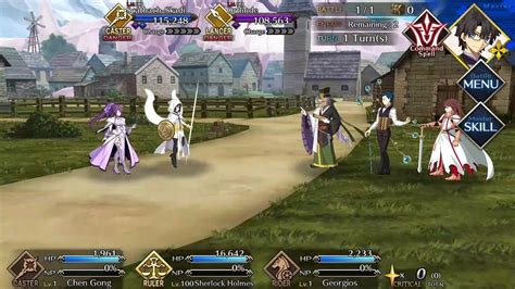 Fgo Na Solo Sherlock Holmes Vs Sc Thach Skadi And Valkyrie Th