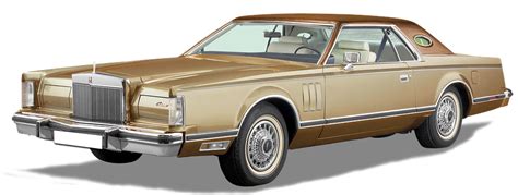 Download Lincoln Continental Coupe Royalty Free Stock Illustration