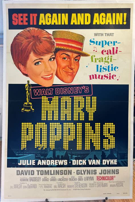 Walt Disneys Mary Poppins Original Vintage Classic Musical Movie