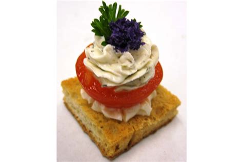 Vegetarian Boursin Stuffed Cherry Tomato Azoria Foods