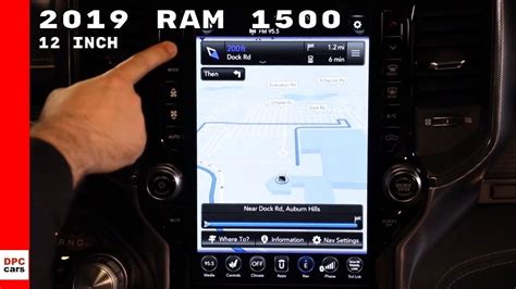 Ram Navigating Uconnect Inch Touchscreen Display Youtube