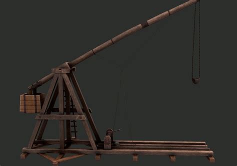 Trebuchet Medieval 3d Model Cgtrader