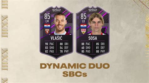 Fifa 23 Sbc Vlasic E Sosa Coppia Dassi Annunciate Due Nuove Carte