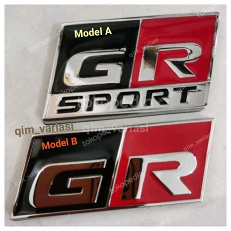 Promo Emblem Logo Toyota Gr Sport Raize Avanza Yaris Fortuner Agya