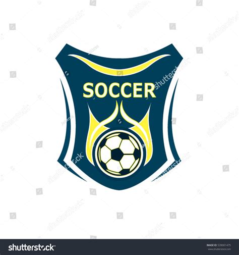 Vector Soccer Logo Design Stock Vector (Royalty Free) 539001475 ...