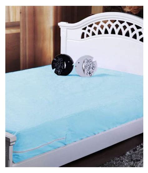 Buy Homestore Yep 100 Waterproof Sky Blue Others Mattress Protector Online At Best Price In