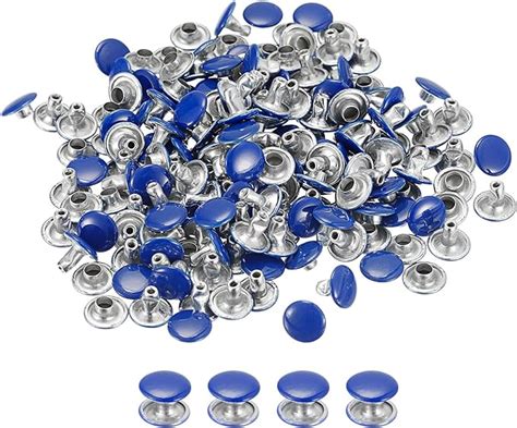 Amazon Uxcell 100 Sets Leather Rivets 8mm Double Cap Rivets 7mm