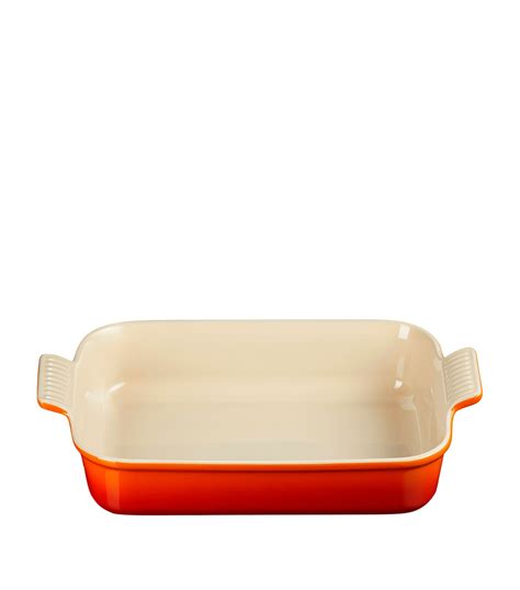 Le Creuset Large Stoneware Heritage Rectangular Dish Cm Harrods Is