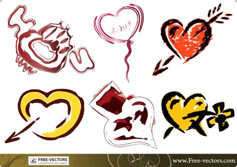 Free Heart Vector Download Free Vector Art Free Vectors