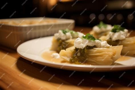 Closeup Of Tamales With A Chicken And Green Chili Tamales Photos 81