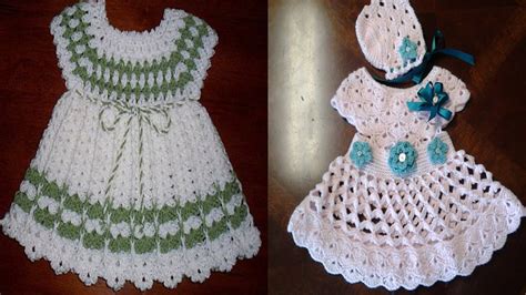 Vestidos Para Bebe Tejidos A Crochet O Ganchillo Parte 5 YouTube