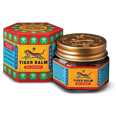 Тигровый Бальзам разогревающий красный 9мл / Tiger Balm Red Ointment ...