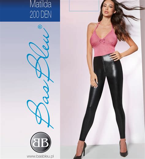 BAS BLEU Matilda Leatherlook Legging Nu 10 Korting SOSHIN Nl