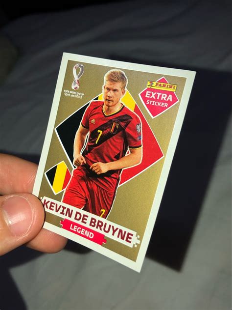 Kevin De Bruyne Figurinha Original Rara Dourada Copa Do Mundo