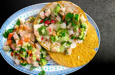 C Mo Preparar Tostadas De Ceviche Comidasmexicanas Net