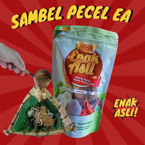 Jual Sambel Pecel Enak Asli EA Pedas Bumbu Pecel EA Sambel