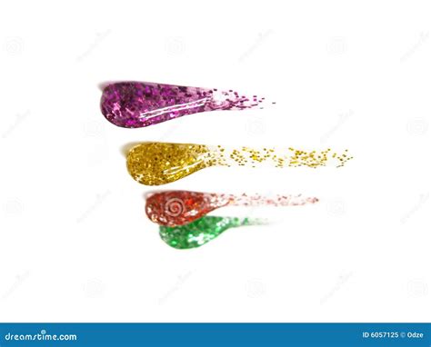 Sparkling Jelly Drops Isolated on White Stock Image - Image of symbol ...