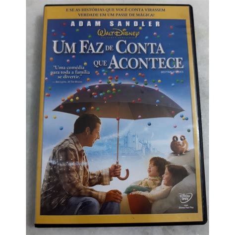 DVD Disney Um Faz De Conta Que Acontece Adam Sandler Shopee Brasil