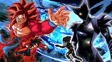 Xeno Goku V2 OP All Form New VS Monster Garou All Form In Jump Force