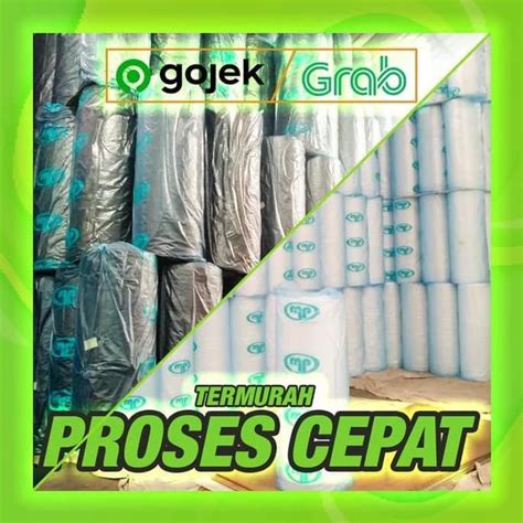 Jual Bubble Wrap Roll Meter Mulia Pack Hitam Putih Buble Wrap