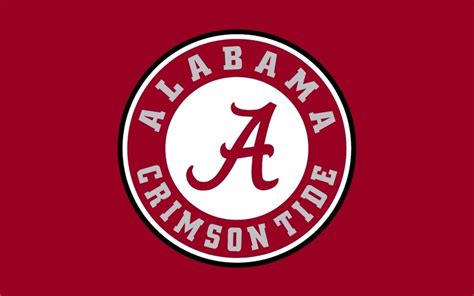 Deep Red Alabama Crimson Tide Logo Free Image Download