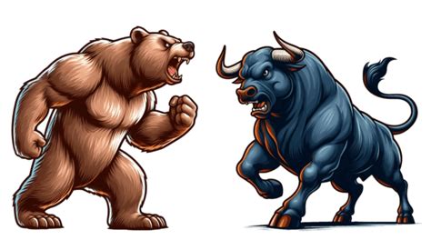 Forex Bull Market Concept Vs Bear Fight PNG Images | PNG Free Download - Pikbest