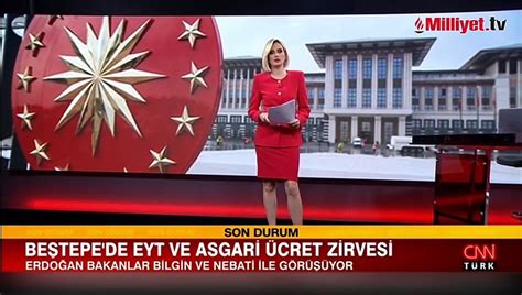 Beştepe de EYT ve asgari ücret zirvesi Cumhurbaşkanı Erdoğan iki