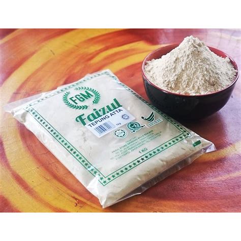 Tepung Chappati FAIZUL Atta Flour Chakki Flour Whole Wheat Flour 100