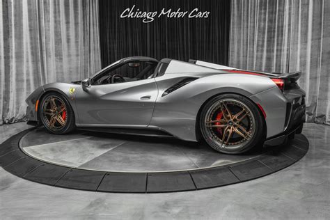 Used 2019 Ferrari 488 Pista Spider Convertible HRE WHEELS IPE EXHAUST