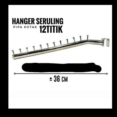 Jual Hanger Suling Lurus Tekuk Belalai Titik Stainless Pipa Dinding