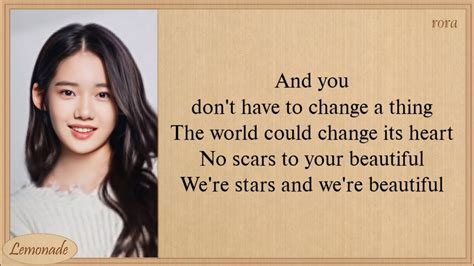 BABYMONSTER Scars To Your Beautiful Lyrics Chords - Chordify