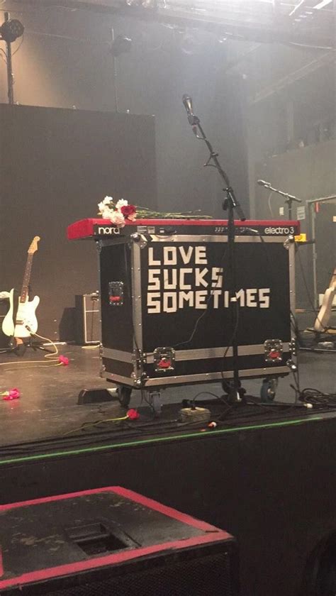 The Band Love Sucks Sometimes Performs On Stage