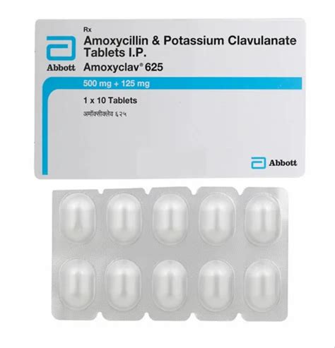 Amoxyclav Mg Tablets At Rs Strip Amoxicillin Potassium