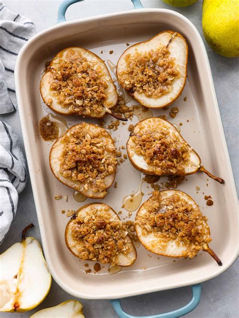 Brown Sugar Cinnamon Baked Pears The Recipe Critic