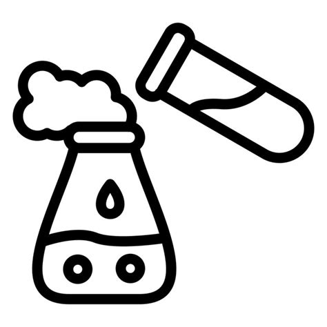 Premium Vector Chemical Reaction Icon Style