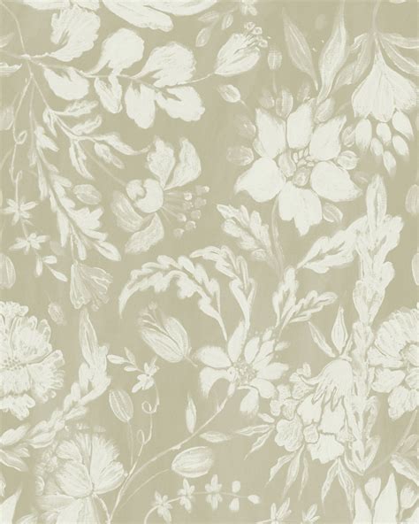 Flowery Ornament | Floral Damask Wallpaper