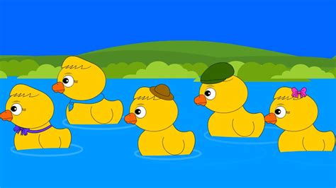 Five Little Ducks Went Out One Day - HooplaKidz Plus - Fun and Educational Videos