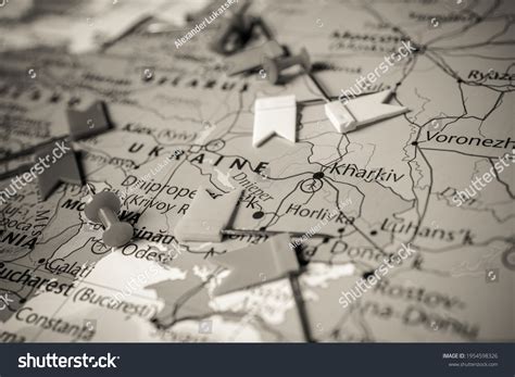 Ukraine On Political Map Europe Stock Photo 1954598326 | Shutterstock