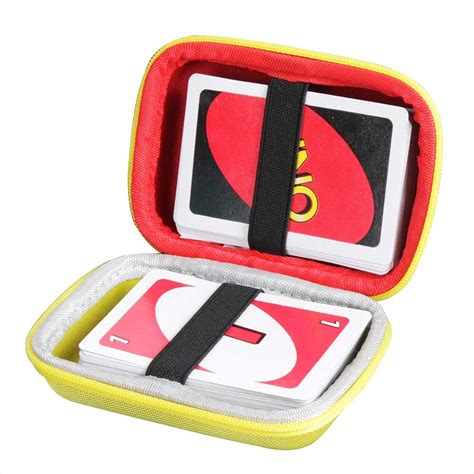 Amazon Anleo Hard Travel Case For Mattel UNO Classic Card Game