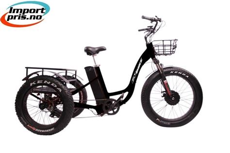 EAZbike Elektrisk Fatbike Sykkel Med 3 Hjul 750W FINN Torget