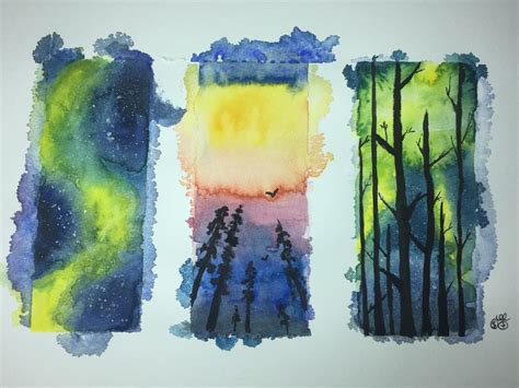 Watercolor Practice By Moneyccaatt On Deviantart
