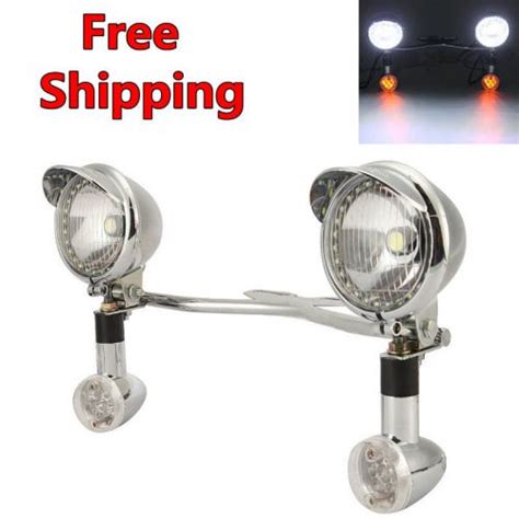 Sell Motorcycle Headlight Set W Turn Signals For Yamaha V Star Xvs