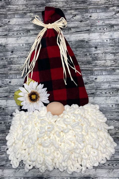 Buffalo Check Gnome Wreath Gnome Door Hanger Gnomes Etsy Canada